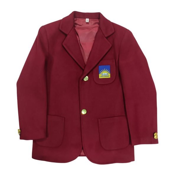 Dar e Arqam School Uniform Scerlet Blazer Coat Red
