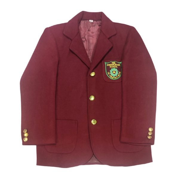 The Knowledge School Uniform Blazer Coat Red