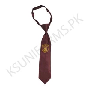 The Knowledge School  Uniform Tie Maroon
