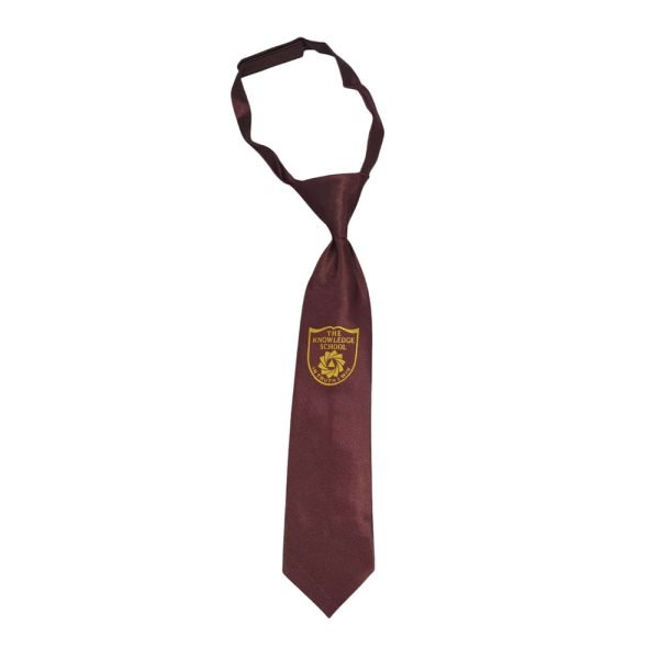The Knowledge School Uniform Tie Maroon