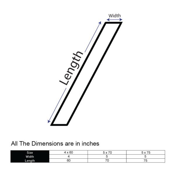 Educator School Sash Size Guide